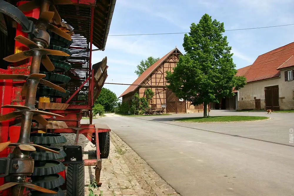 Blick auf das Hofgut Tachenhausen