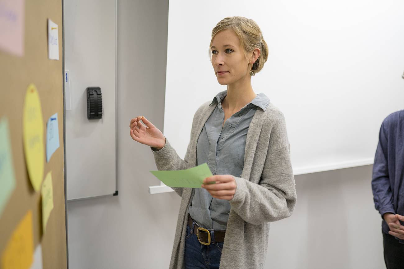 Studentin im Studiengang BWL