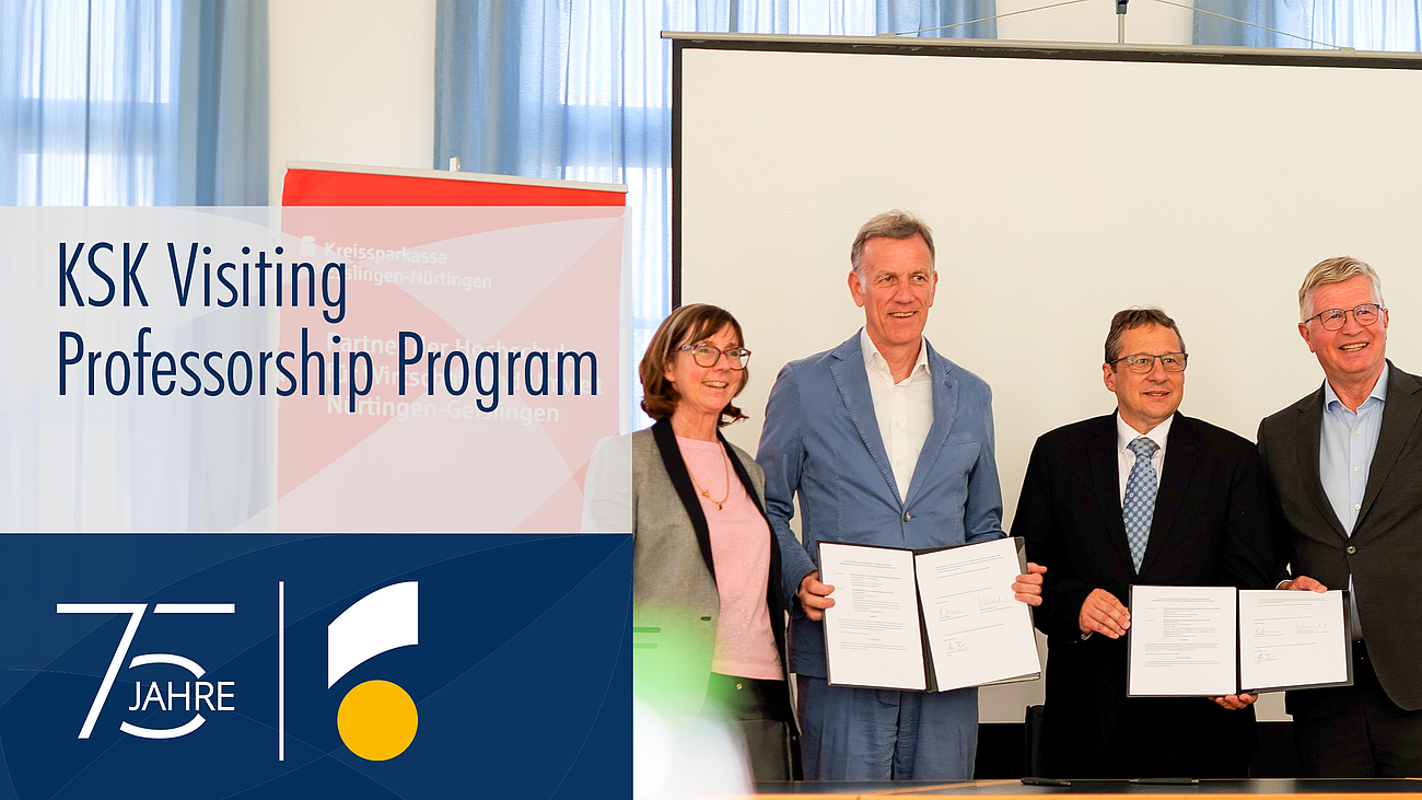 Bild Vertragsunterzeichnung KSK Visiting Professorship Program