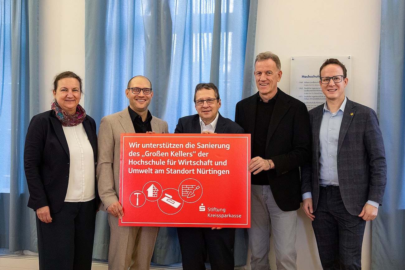 Kanzlerin Andrea Linke, Landrat Marcel Muslof, Rektor Prof. Dr. Andreas Frey, Burkhard Wittmacher und OB Dr. Johannes Fridrich