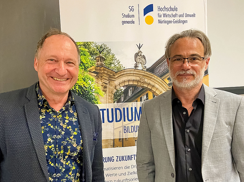 Portraitaufnahme beide Personen zusammen