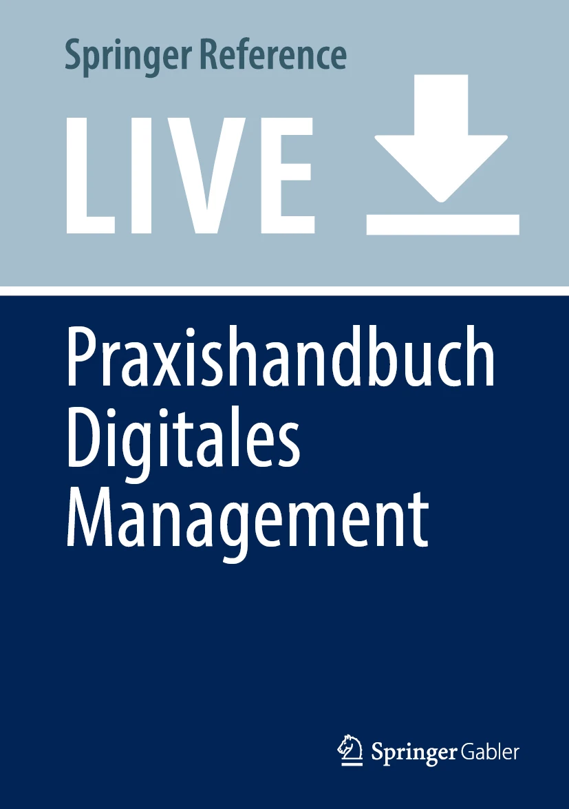 Buchcover Praxishandbuch Digitales Management