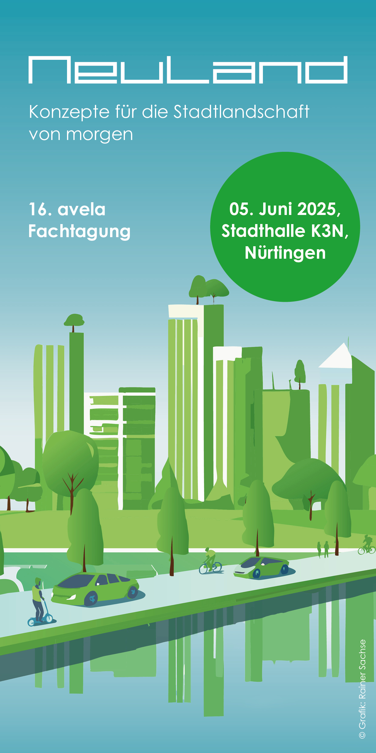 Stadtlandschaft von morgen