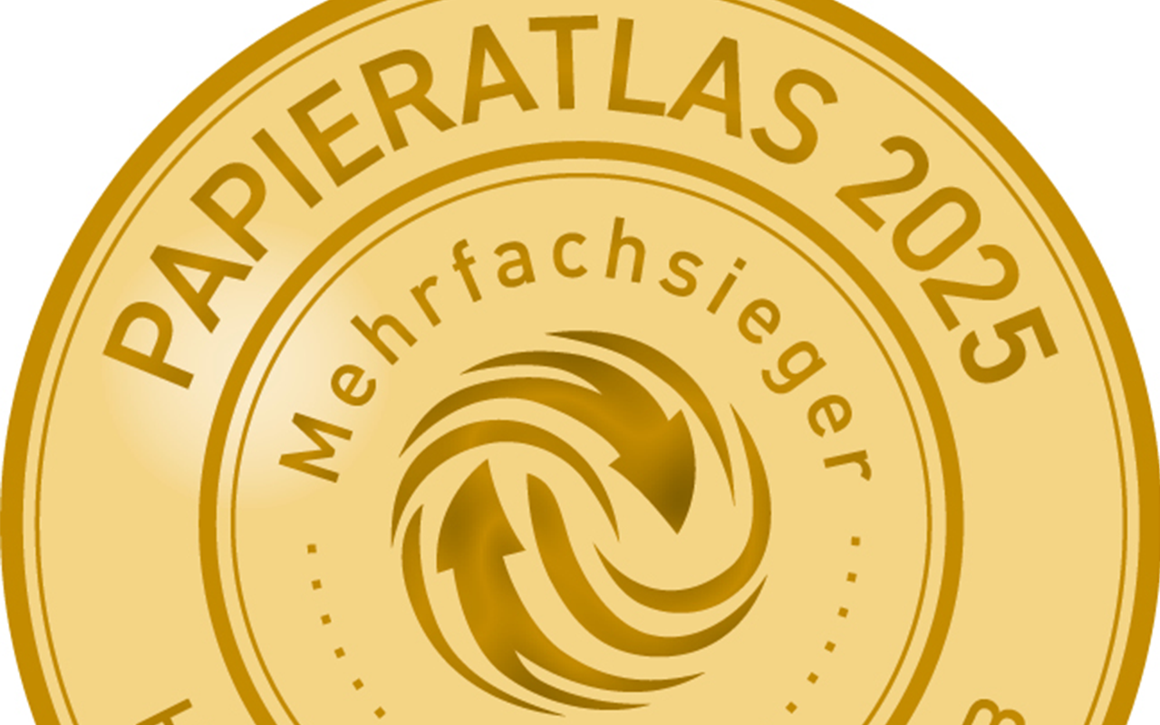 Grafik wie eine runde Medaille